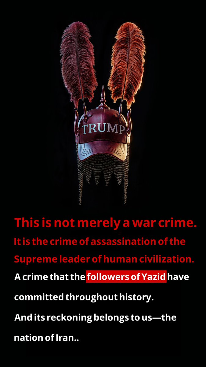nilofareaabi8's tweet photo. @RyanRozbiani The Ki**llers of Our Leader Will Never Find Peace!

#WeMustRise
#MartyrKhamenei https://t.co/0eT4V4OCVd