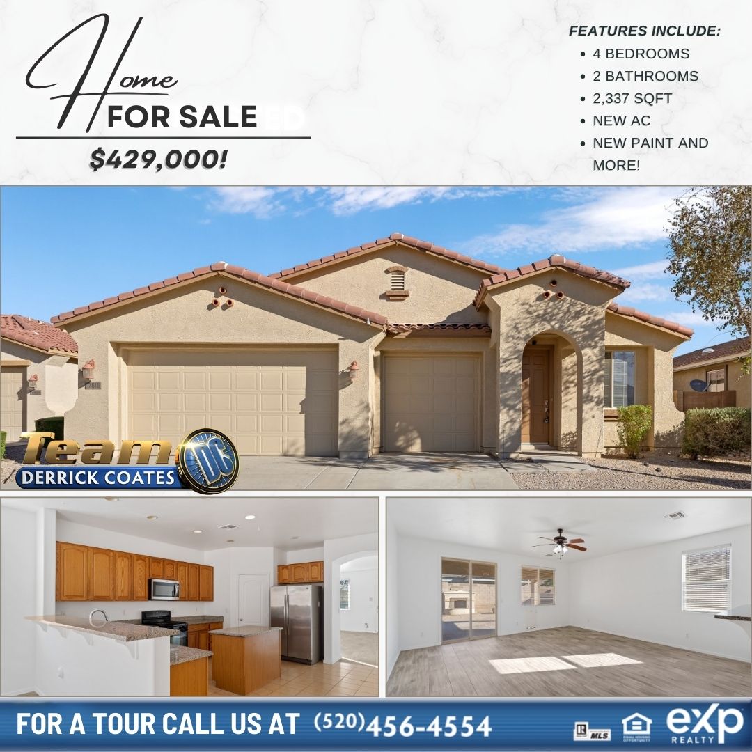 Derrick_Coates's tweet photo. 🏡Home For Sale! ✅
VA ASSUMABLE LOAN AT 2.75%! For a tour call Team Derrick Coates at (520)456-4554📲
✅Features Include:
🛏️ 4 Bedrooms
🛁 2 Bathrooms
📐 2,337 SQFT
🚗 3 Car Garage
✅ $429,000
📍Goodyear, AZ
🌐https://t.co/mfFAci9GKP

#Arizona #Goodyear #buyers #Phoenix https://t.co/F9PVMp1V3h