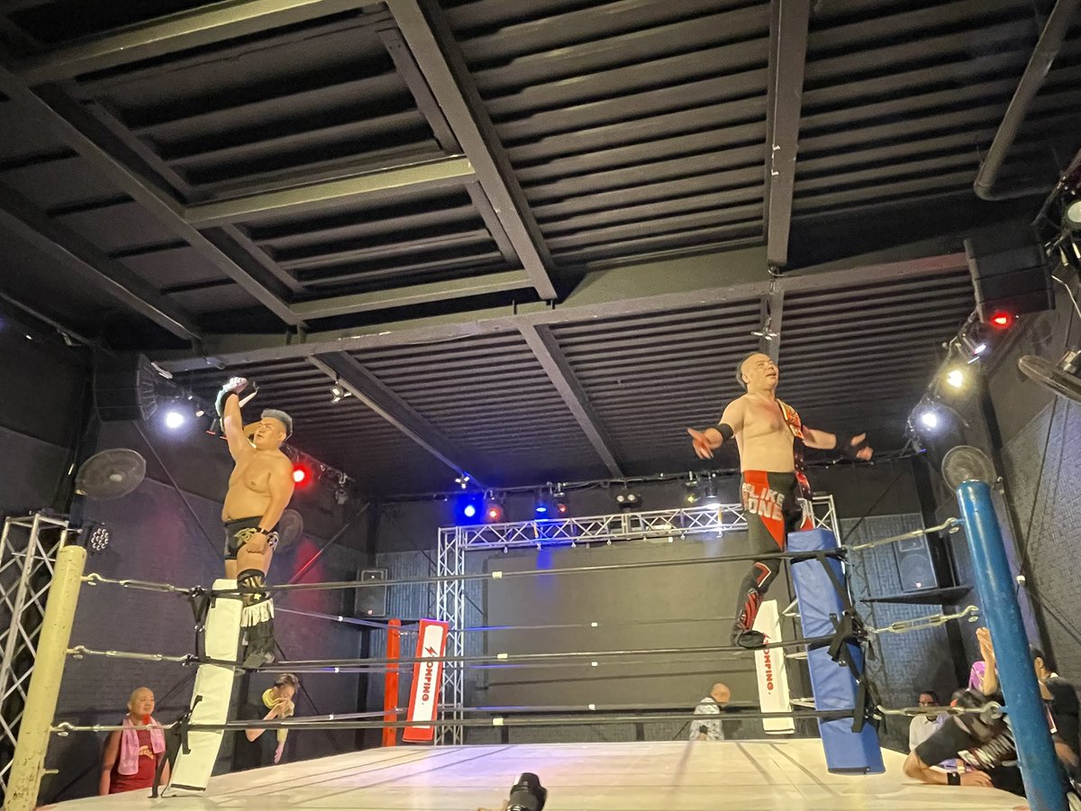 DEZI_killstyle's tweet photo. 数ヶ月ぶりのプロレス観戦。好きな選手ばかりだし試合も好内容連発だしで「こういう社会人プロレスが観たかったのよ！！」という大当たり興行でした！最高！
#WINRAW0705 https://t.co/IhKcHVgkpC