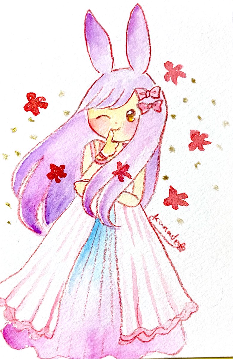kanade72087's tweet photo. ドローイング全体です🐰✨️ https://t.co/tieTkRikCv