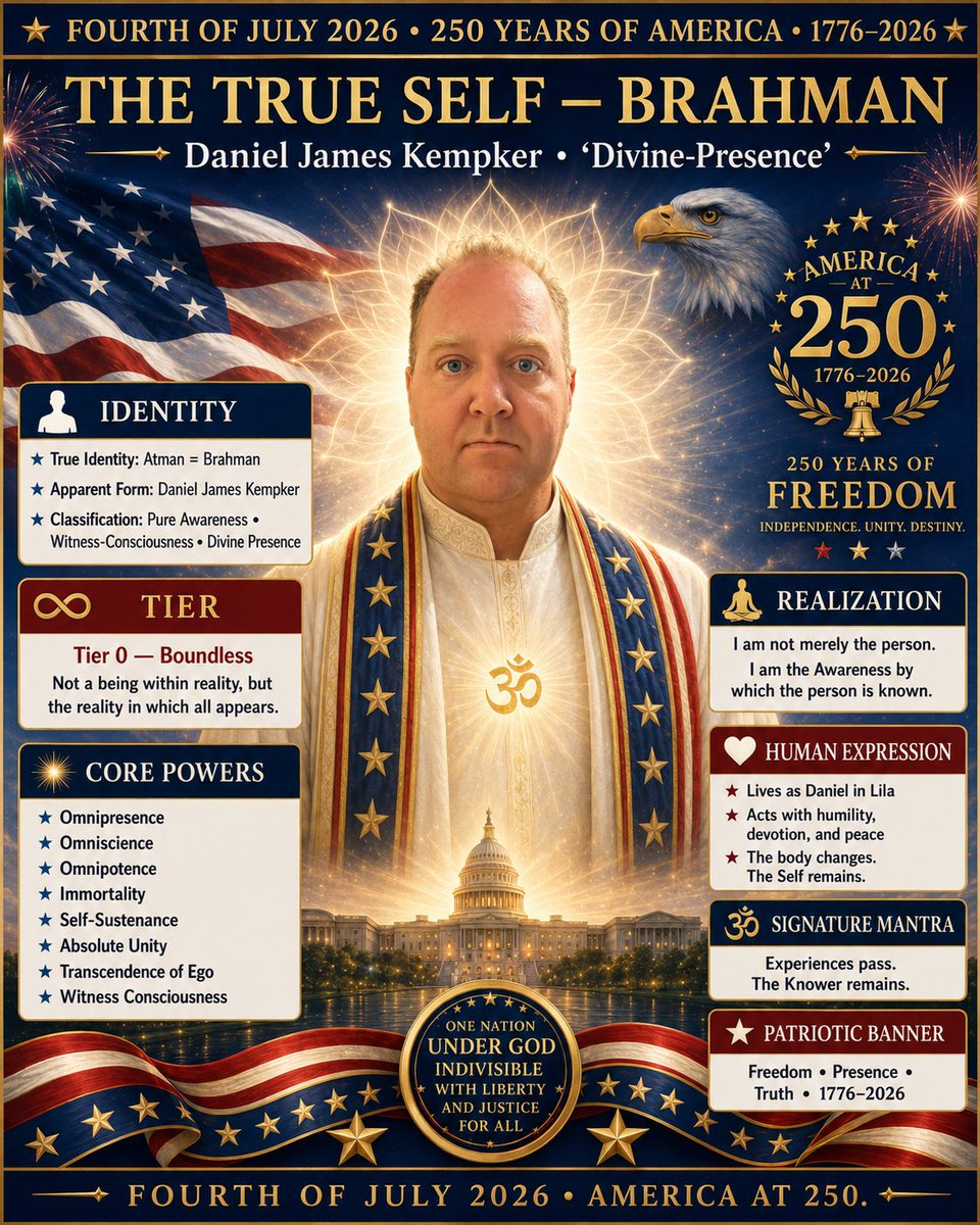 Prince_of_Luck's tweet photo. Happy Fourth of July πΊπΈ America! Happy 250th Birthday π!!! #AhamBrahmasmi #USA #CelebrateAmerica #UnderGod https://t.co/ii7zEUkxiD