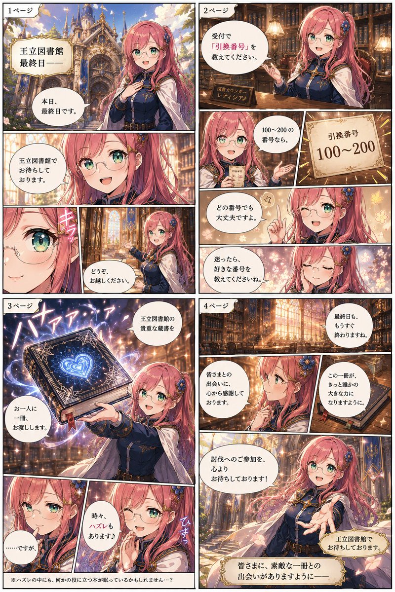 yamato_ai_0's tweet photo. 【AIレイド_ゴート666　3日目　最終日　23:59迄】
ゴート666　ボスの討伐には
まだたくさんの討伐者様の参加が必要なようです💦
皆様の参加をお待ちしています🙇‍♀️

#AIレイド_ゴート666 #王立魔法図書館司書

※詳細は引用をご確認ください。 https://t.co/9Fbx3DDqnN