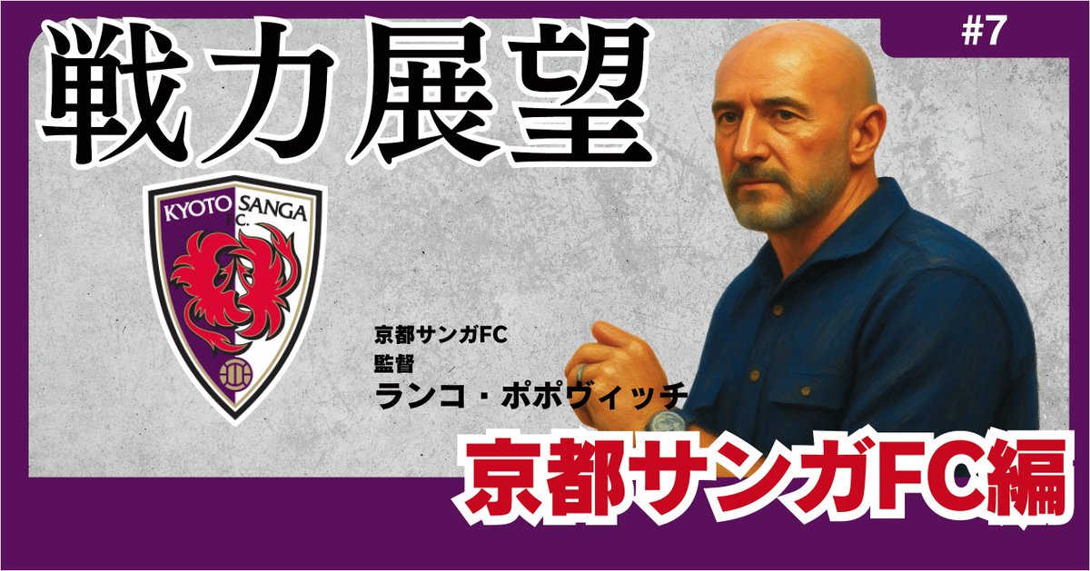 JdataLAB's tweet photo. 【🔔最新記事公開！📷】 

J1リーグ＆ACLE参戦に向け大規模スカッド編成。J経験豊富な新指揮官と共に2年連続でのJ1躍進を。_京都サンガF.C.【26-27シーズン戦力展望07】

https://t.co/cMx6nqvCkN

#Jleague #Jリーグ #J1 
#sanga #京都サンガ 
#サッカー #Jデータラボ https://t.co/8F8ZhzH90B