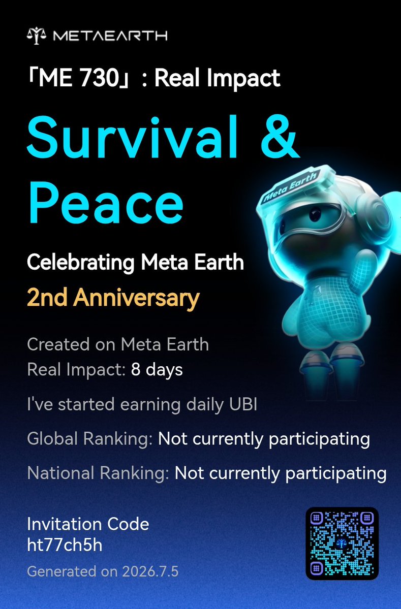 dashoodeboy's tweet photo. 「ME 730」: Real Impact I’ve started earning daily unconditional basic Income and helping more people do the same. Create your impact with us and win up to $20,000 in rewards! Join here:... Read more:
https://t.co/tG0vQHHE7N https://t.co/ngwhNCqur6