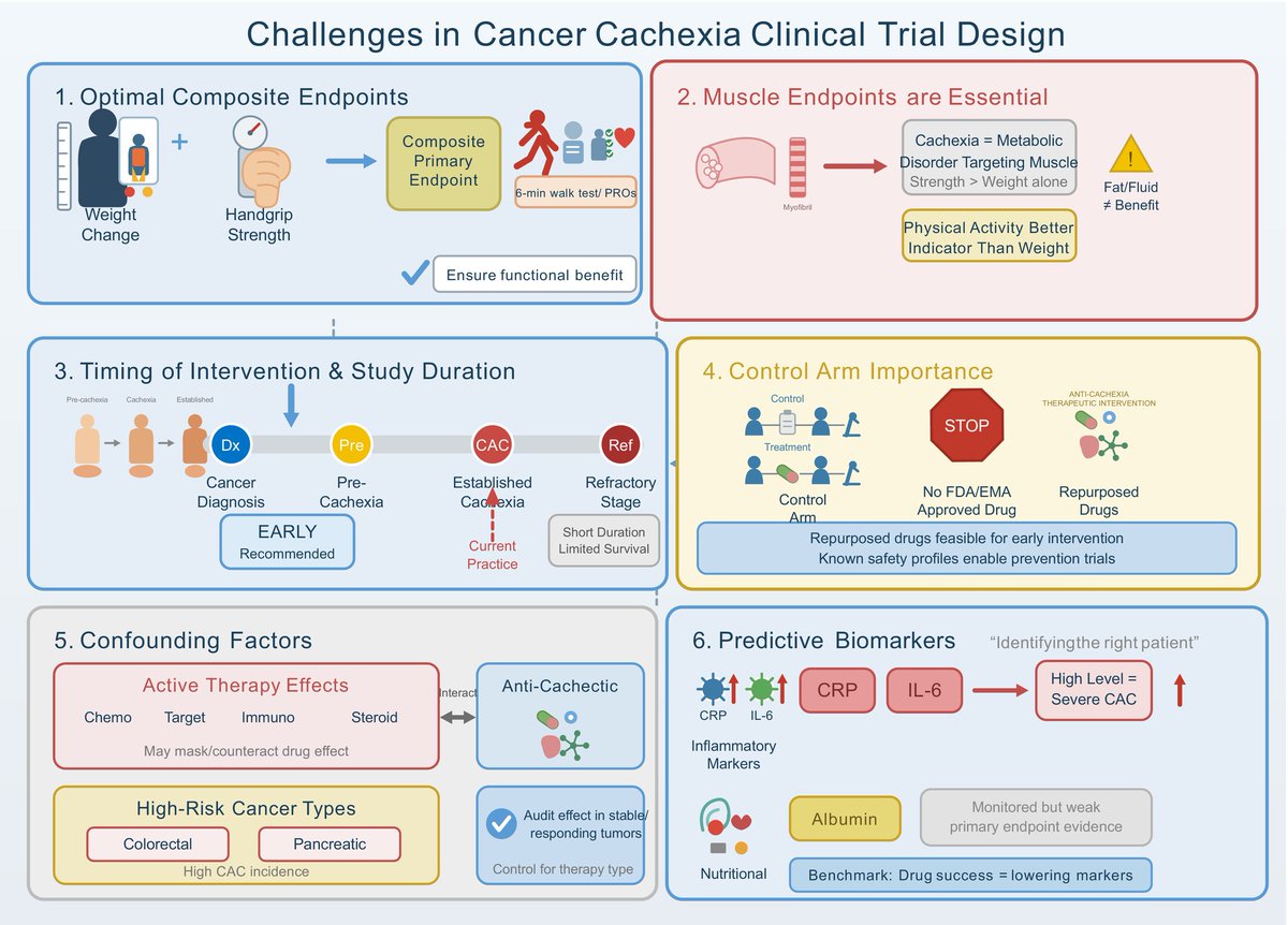 Wiley_CancerRep's tweet photo. Othman &amp; Habib et al. reviewed evidence to highlight core principles to modernize cachexia clinical trials. They describe necessity of multimodal approaches: pharmacologic intervention with nutritional support &amp; exercise.
https://t.co/cuGTyD6ip9
#CancerReports #Wiley #Cachexia https://t.co/17bA5guUah