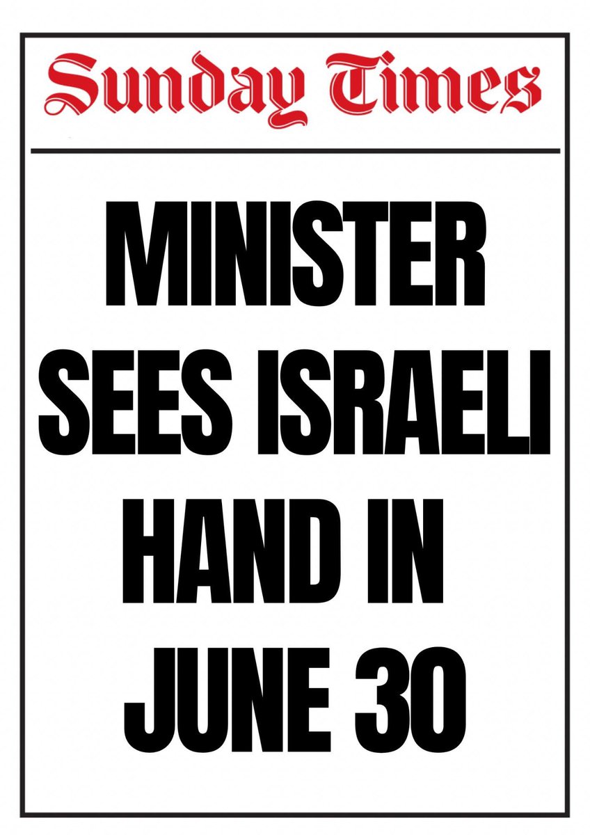 FaizalSayedTV's tweet photo. Justice Minister implies Israel was behind anti-immigrant March and March protests ( See Sunday Times) https://t.co/4XlgYCUzJu