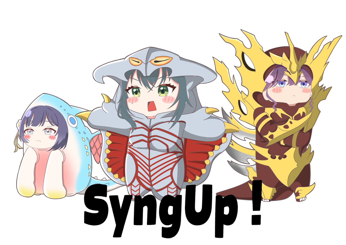 tokuzukisanX's tweet photo. #初星学園ウルトラ怪獣部 
宇宙恐竜セットンさんと完全生命体イフリンハさんとSyngUp! https://t.co/Av7ptDawrC
