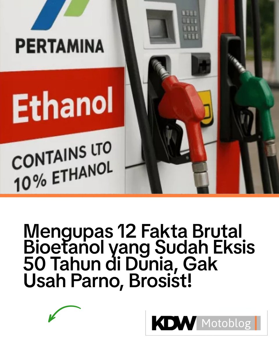 dwidhaswara's tweet photo. Mengupas 12 Fakta Brutal Bioetanol yang Sudah Eksis 50 Tahun di Dunia, Gak Usah Parno, Brosist! 

https://t.co/VqkEfEoXBK

#KDWMotoblog https://t.co/VSXOs8KV17