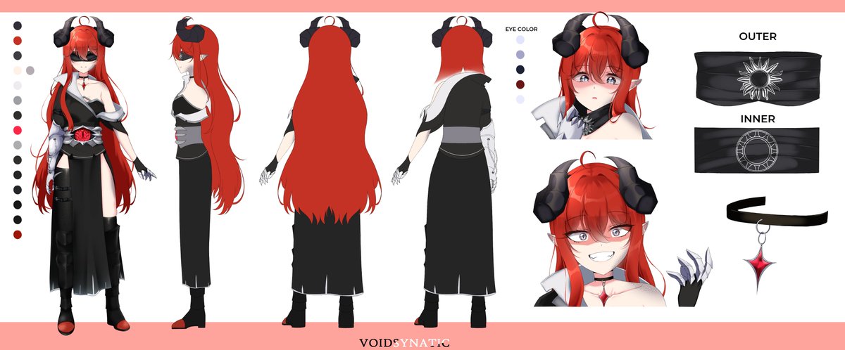VoidSynatic's tweet photo. Character Design Reference Sheet Commission https://t.co/FjIFXtOg8x
