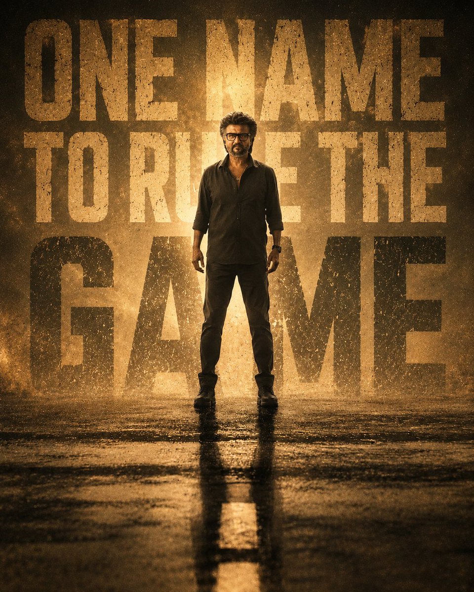 mangesh2819's tweet photo. One name to rule the game!💥🔥
 Design @mangesh2819
#OneName 
#Jailer2 #Rajinikanth #superstarrajinikanth #superstar

 @anirudhofficial
@nelsondilipkumar @sunpictures https://t.co/7eirKYBMd7