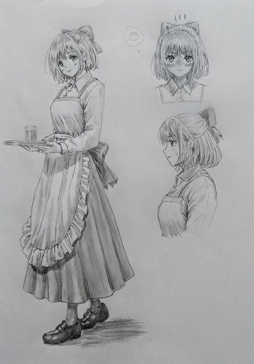 F64724251's tweet photo. 今月のイベ絵！やりきったーー✨ なのに次のイベお題「魔法少女」で描く前から大苦戦。 衣装とか全然思いつかん…めちゃ震えてます。どーしよう泣📷#絵描きさんフォロバ100 #アナログ絵 https://t.co/F0a2zwTxbh