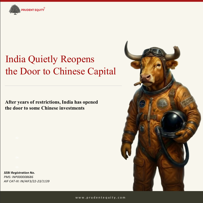 prudent_equity's tweet photo. With recent headlines about Chinese FDI into India, one question keeps coming up:

Has India reopened its doors to Chinese investment?

For six years, the common narrative was simple: Chinese capital was effectively shut out of India.

But the reality in 2026 is far more nuanced.
