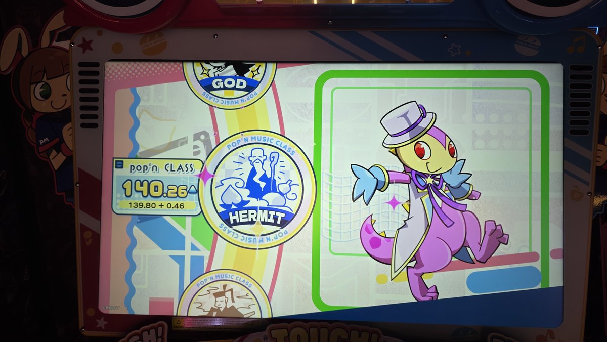 Foolharded's tweet photo. HERMITTTTTTT

#popn #ポップン https://t.co/oNP23X0UJZ
