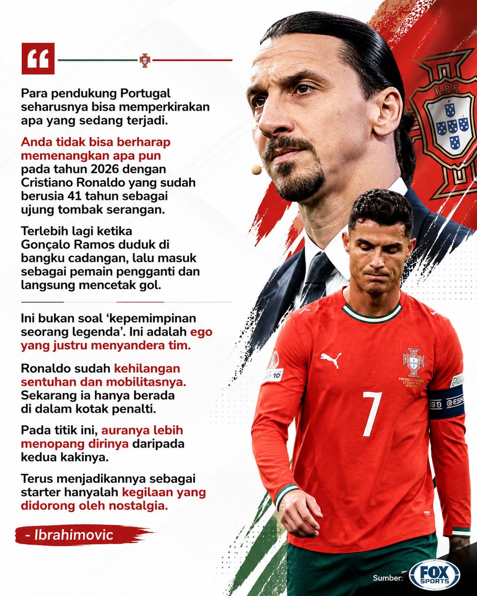 idextratime's tweet photo. 🚨 NEW : Zlatan Ibrahimovic kembali melancarkan kritiknya untuk Cristiano Ronaldo 😬 https://t.co/7ZmLOksgGq