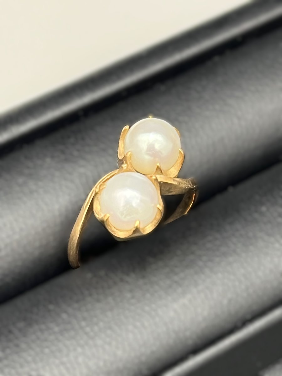 💍K18 パールリングお買取りしました！ 柔らかな艶が美しいパール×18金