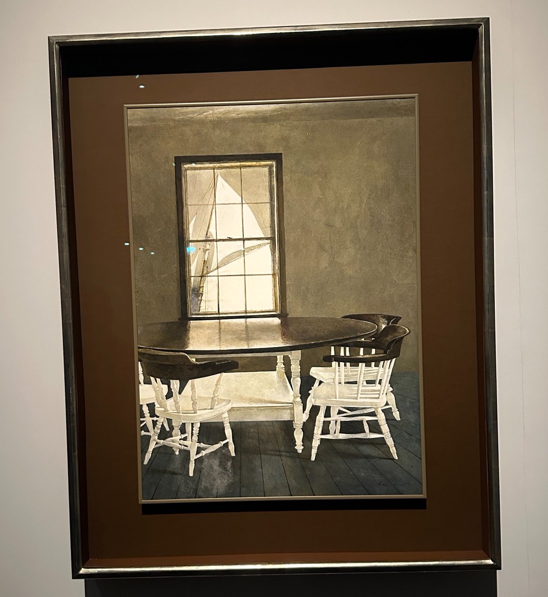supakon28's tweet photo. #東京都美術館 「#アンドリュー・ワイエス」展に滑り込みで 「オルソンハウス」シリーズが本当に素敵だった。テンペラとドライブラシの技法の海外、広陵とした色味が素敵だった。行けてよかった https://t.co/F6qY59GQX9