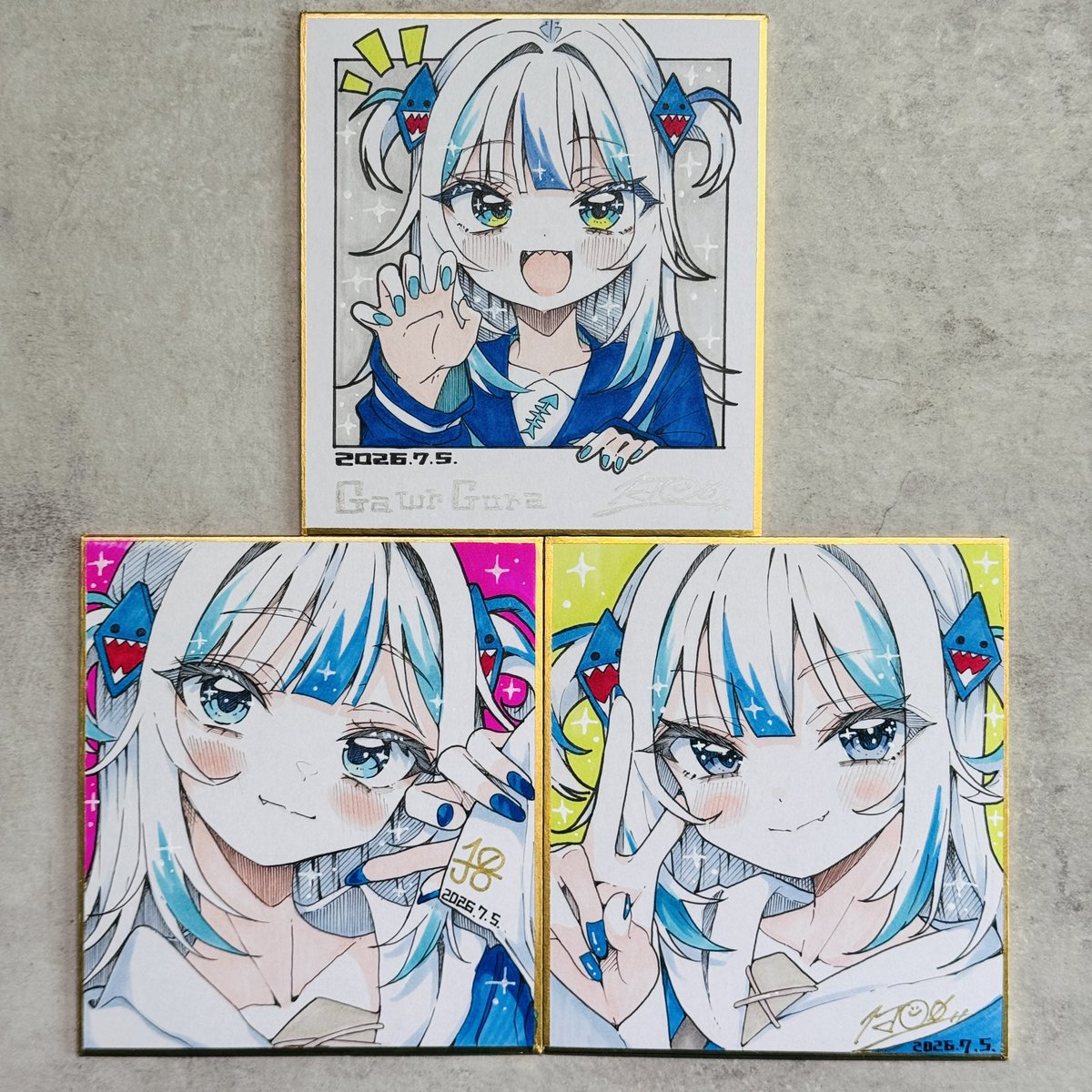 新作アナログ原画3点の通販スタートしました！✨🙌🏻 一点モノですので