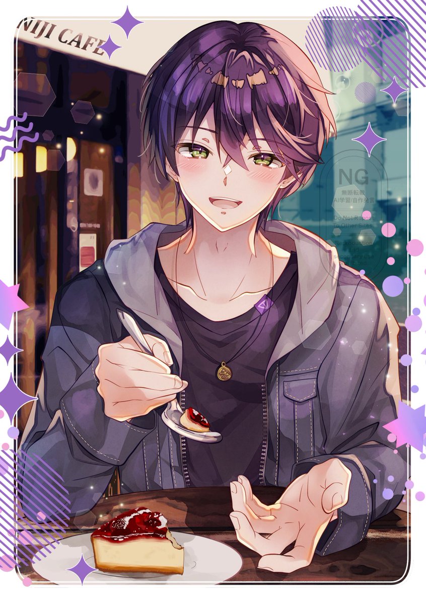 yudoufu_plus's tweet photo. 【イラスト】
にじさんじ🌈🕒剣持刀也さんファンアートです⚔
☕🍰
#金剛力也像 https://t.co/9rnMaeUW7U