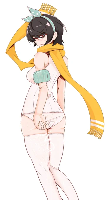 白スクニーソ眼鏡マフラースバルみんな描いて #いいねした人は私のイラストを自分の絵柄で描く