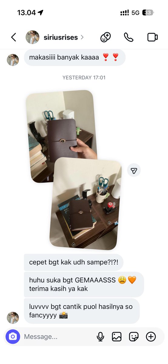 rubik0nt's tweet photo. so grateful for every single review🥹🤍
thankyou for all the love, support, and kind words. semoga usaha kecil ini bisa terus bertumbuh, reach more people, and bring happiness to many others!🥰🫶🏻 (ig: @ayem___studio) #leatherjournal https://t.co/EtOq5C9Tlg