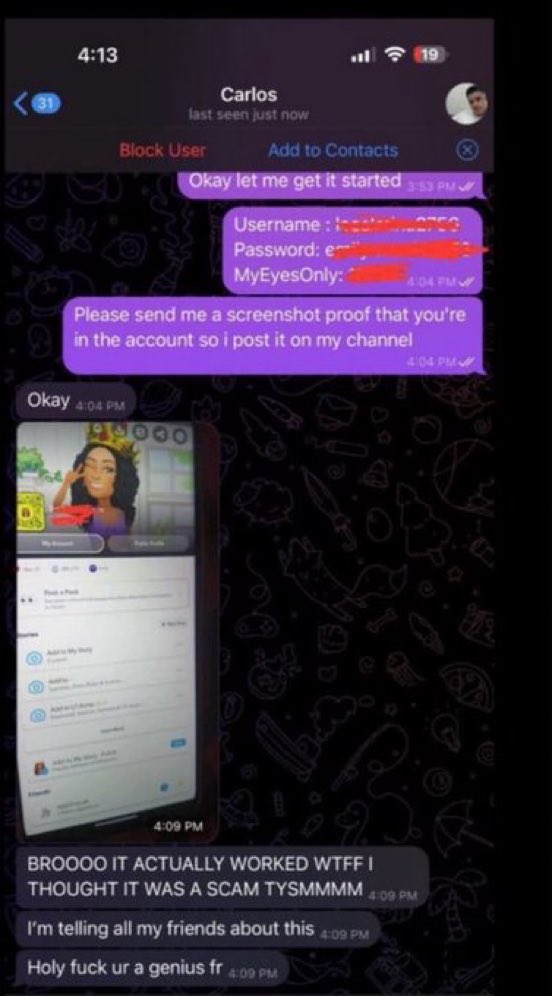 melisliiii's tweet photo. No secrets got exposed by an eyes only hack to her account DM now on telegram 
#snaphack #Myeyesonly #monkeyapp 
https://t.co/bcmciqPkYp https://t.co/BGwpY0mCI1