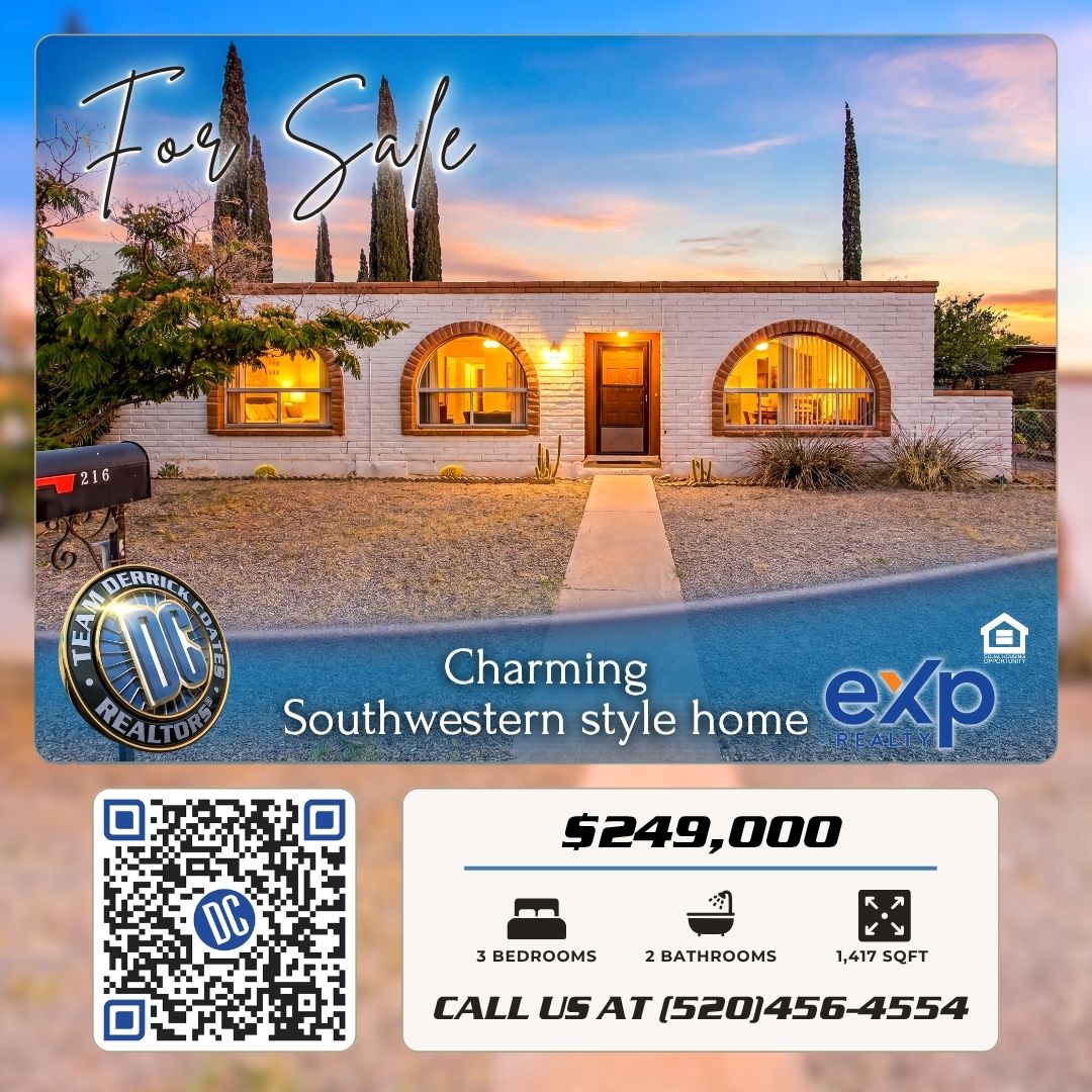Derrick_Coates's tweet photo. 🏠Home For Sale!✨
Don't miss the opportunity to own it! For a tour call Team Derrick Coates at (520)456-4554.
ℹ️Features:
🛏️ 3 Bedrooms
🛁 2 Bathrooms
📐1,417 SQFT
✅0.18 Acres
✅$249,000
📍Sierra Vista, AZ
🌐https://t.co/QoC27yvSvo

#Arizona #arizonaliving #forsale #dreamhome https://t.co/300MbTxD6C