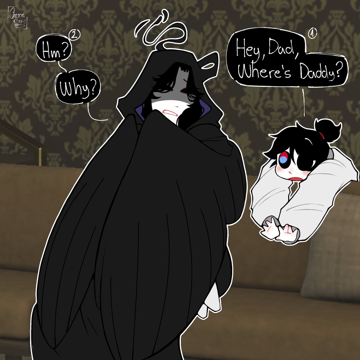 _crexmpuff_'s tweet photo. Iba a hacerlo full color pero no me gustó así q lo dejé en escala de grises kabdksj
(1/3)

#afterdeath https://t.co/MeR1qRDLXD