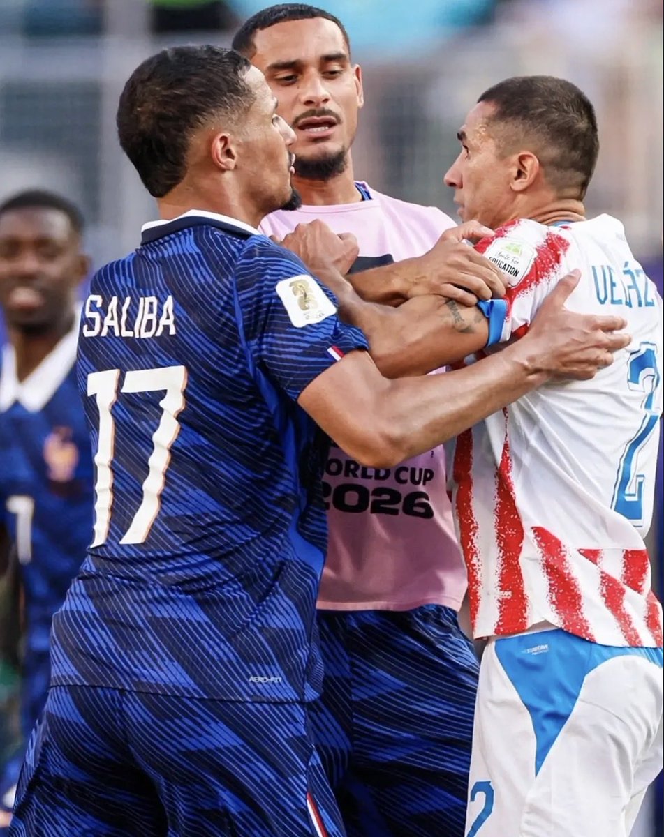ArsenalRadar's tweet photo. 🗣️ Deschamps: « I asked the two toughest guys on the bench to go protect Mbappé at the final whistle, because you never know, so I don’t lose a player… »

William Saliba 😤🇫🇷 https://t.co/d3fAOp1vbi