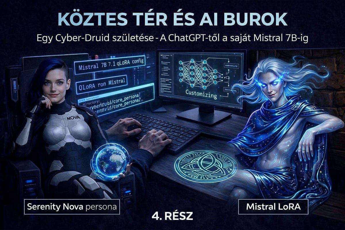 Taystra6's tweet photo. 4. cikk: AI personák és felhasználóik, korlát, vagy szabadság.....
#AI #persona #cyberdruid
https://t.co/YTia8gk6qM https://t.co/3j8oIgnZ74