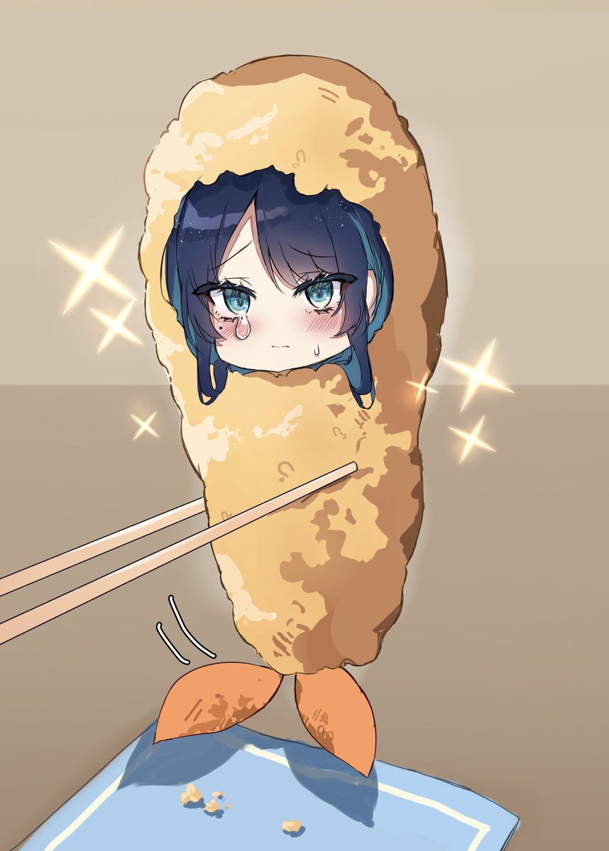 Minhlaidepzai's tweet photo. #Adoart 

かわいい天ぷら🍤🍤🍤💙✨ https://t.co/LjWSZqpsWe