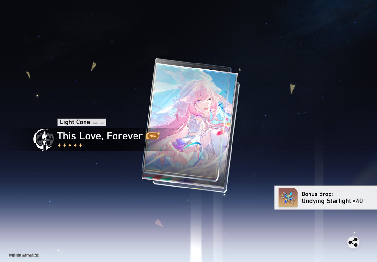 Migstletoe's tweet photo. Pulled 1x sa LC ni cyrene with 11 pity and no guarantee. 🥹🫶🏻 https://t.co/JfnA8AJuoN