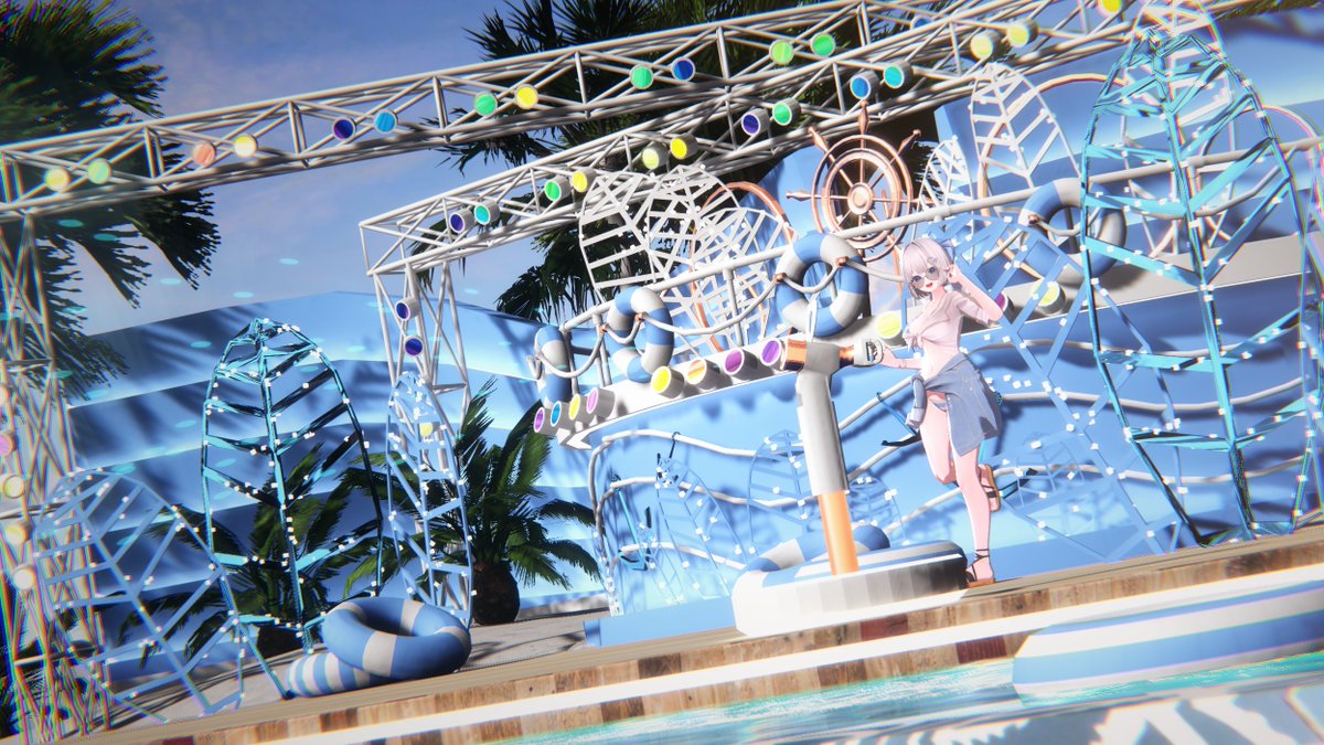 name0d's tweet photo. !!NEW HOV 와루도(warudo)배경(environment)!! 
W077 HOV WATERBOMB(spin live) 
#warudo #와루도 #RT #워터밤 
(RT+팔로우 가 되어야 집계가 됩니다) 
7/12일까지 1명 추첨으로 증정
MODEL-HOV THE PEOPLES(리오) 
SHOP-https://t.co/2tS3ElOYP9 https://t.co/RcVgnTuVLh
