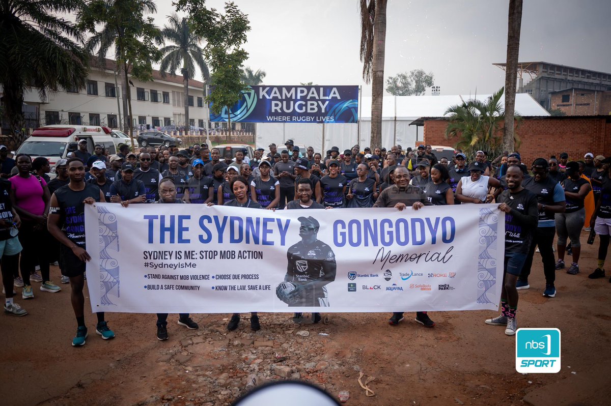 NBSportUg's tweet photo. Walking in memory of the late Sydney Gongodyo. Standing together against mob justice.

#SydneyIsMe #JusticeForSydney #FightAgainstMobAction #NBSportUpdates https://t.co/m65mlMW9wg