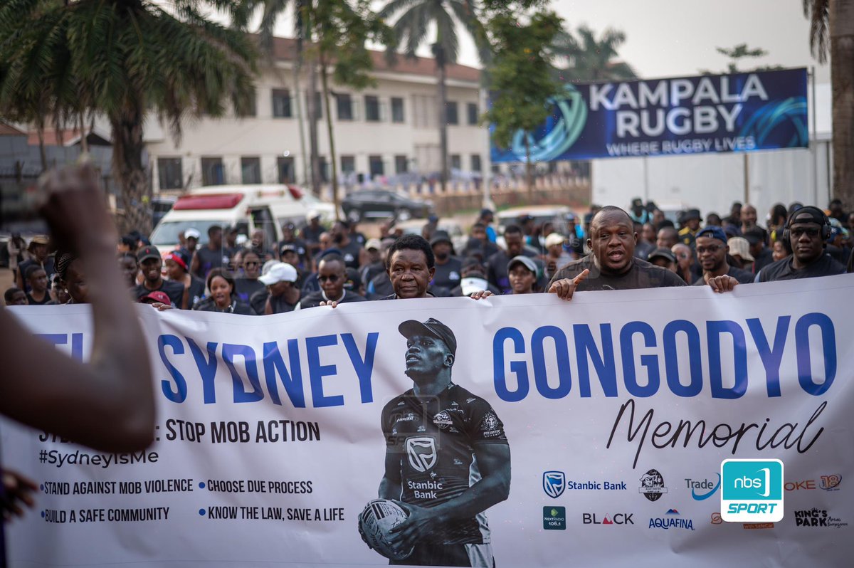 NBSportUg's tweet photo. Walking in memory of the late Sydney Gongodyo. Standing together against mob justice.

#SydneyIsMe #JusticeForSydney #FightAgainstMobAction #NBSportUpdates https://t.co/m65mlMW9wg