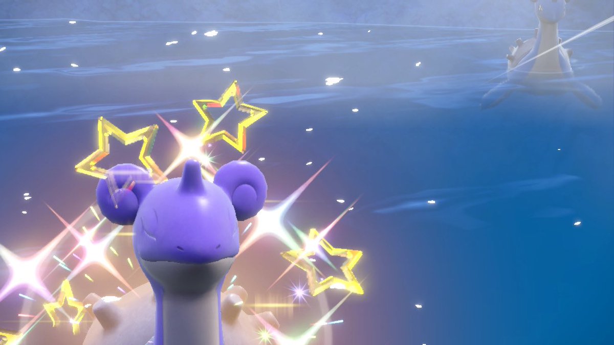 d_games_q's tweet photo. SVで色パルシェンと色ラプラスをGET👍
どちらも水ポケモンでは好きな方なので嬉しいです☺️ https://t.co/IDBZQXgZoF