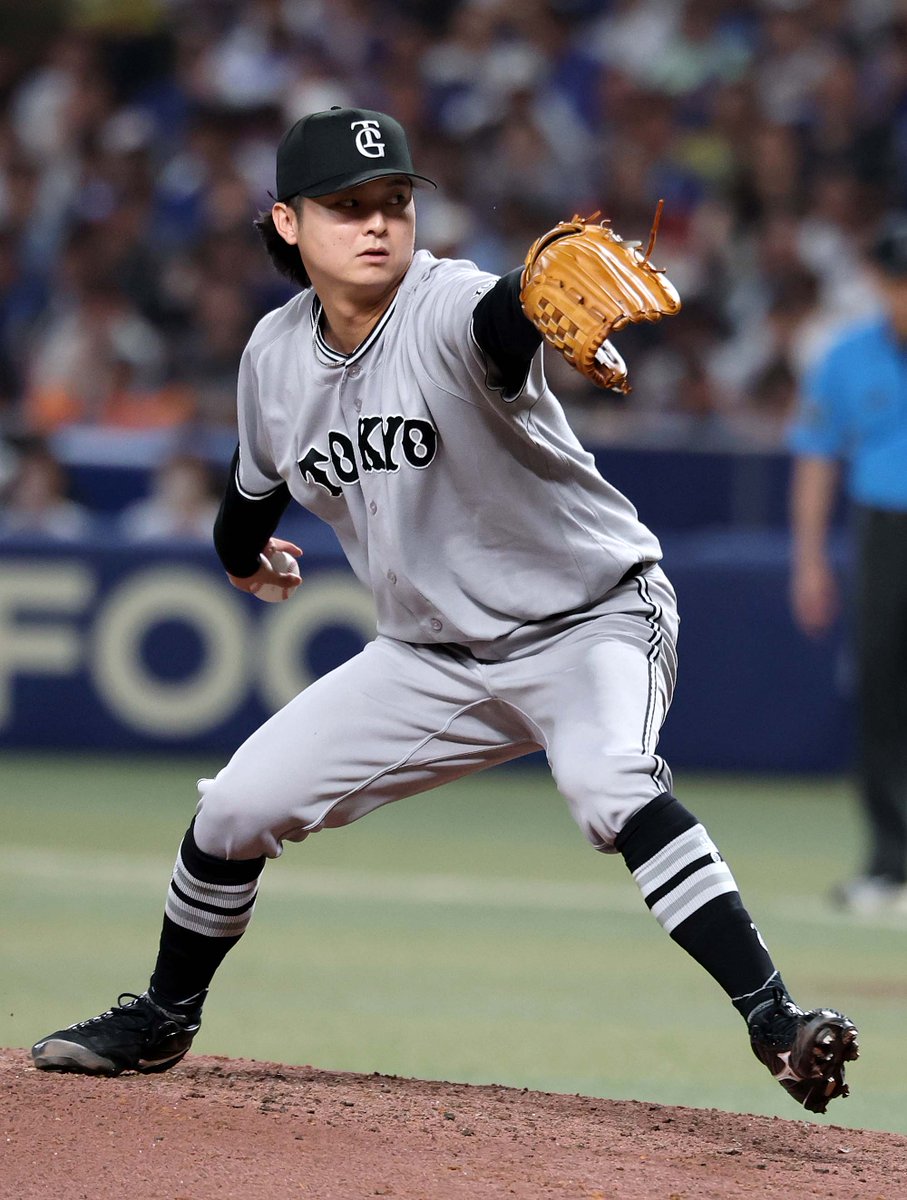 TokyoGiants's tweet photo. 【八回裏】巨人 1-0 中日

2番手で #田中瑛斗 投手が登板、2死一・二塁のピンチを無失点で切り抜ける！ https://t.co/GEB1QYaKOP