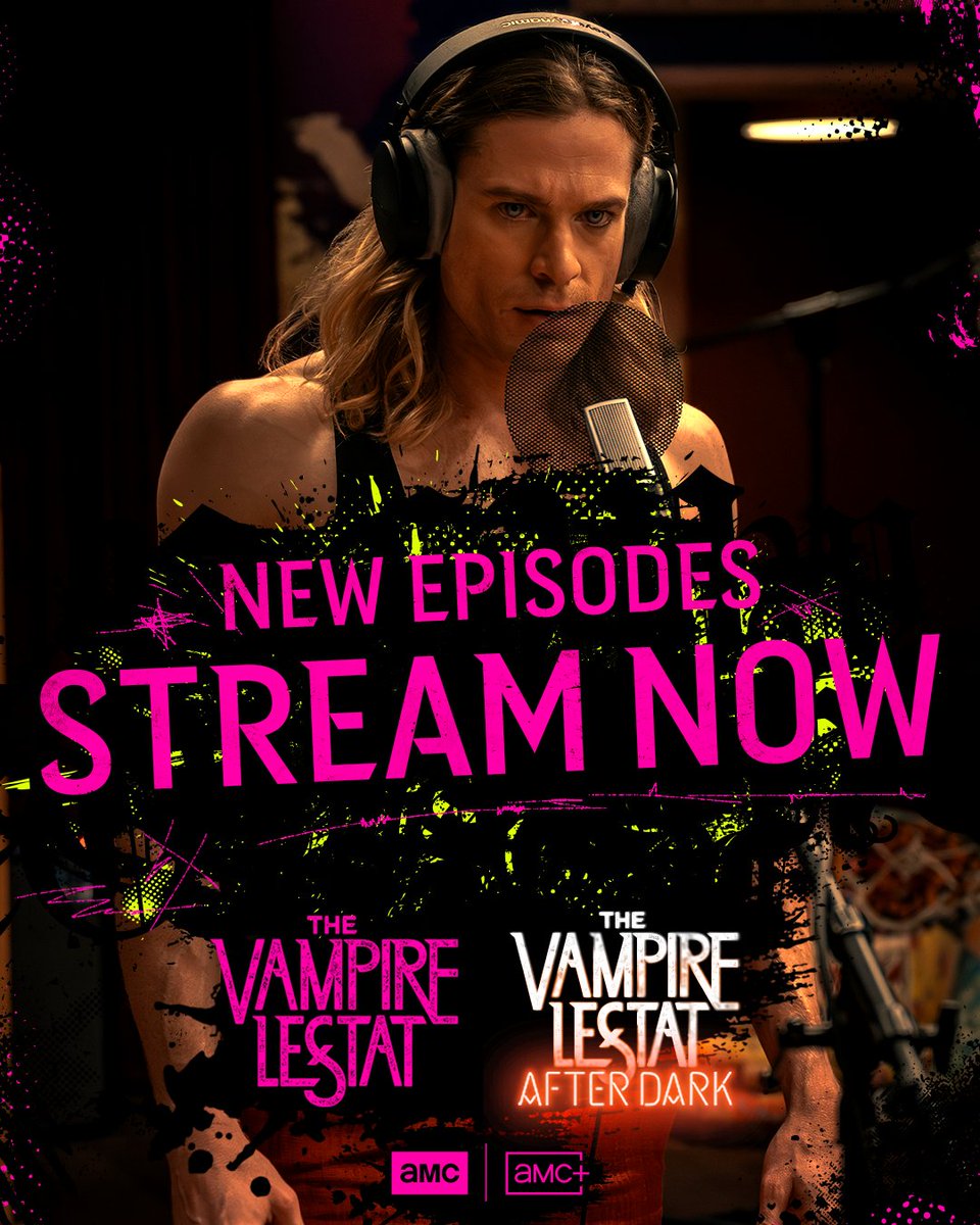 AMCsAnneRice's tweet photo. An episode that can't be kept.

A new episode of #TheVampireLestat and The Vampire Lestat: After Dark are available to stream NOW on AMC+. https://t.co/xYJwYOBxFz