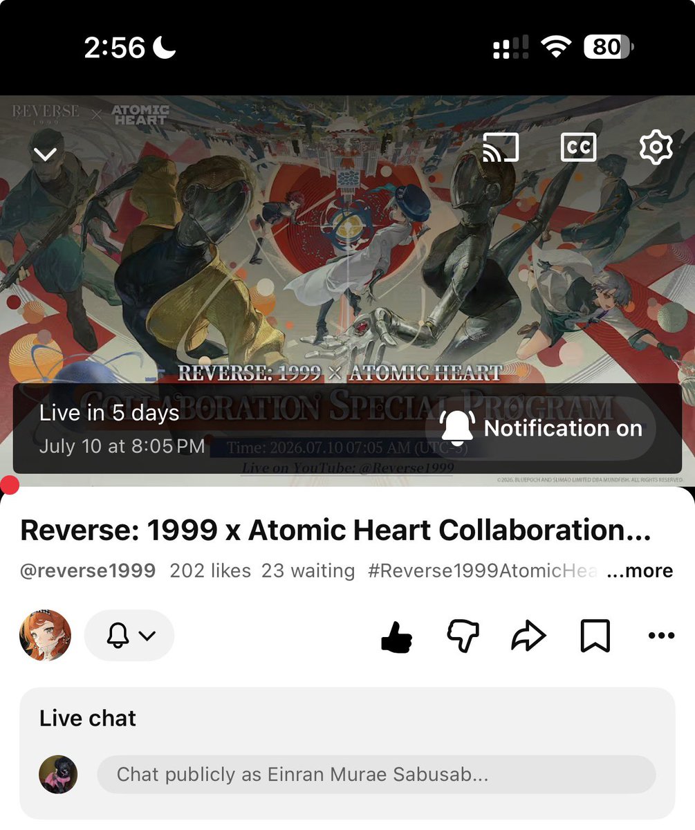 SabusabL's tweet photo. @Reverse1999_GL @Reverse1999_GL https://t.co/RmvO0IS12b