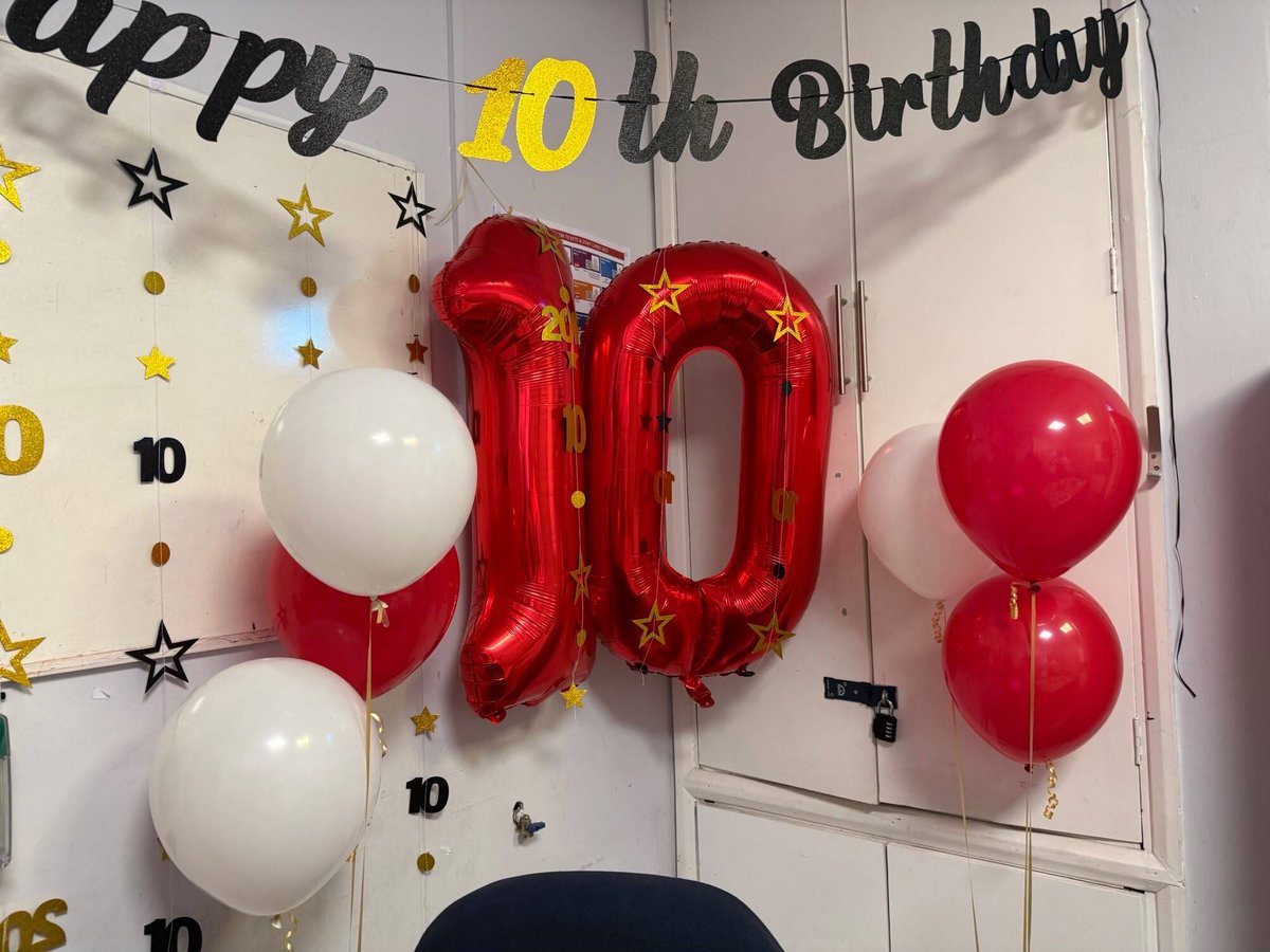 RedFunnelFerry's tweet photo. Red Jet 6 celebrated its 10th birthday yesterday - here's how the crew marked the occasion! 🎂🎉
#RedFunnel #Ferry #RedJet6 #Birthday https://t.co/ImMRLIXze7