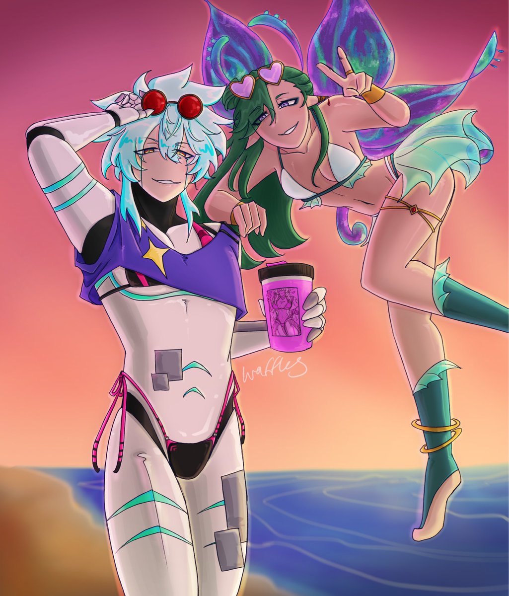 DragonDymn's tweet photo. ☀️Summer time fits👙☀️
#CyYuArt #SyllaArt https://t.co/e1TkKX5pCz