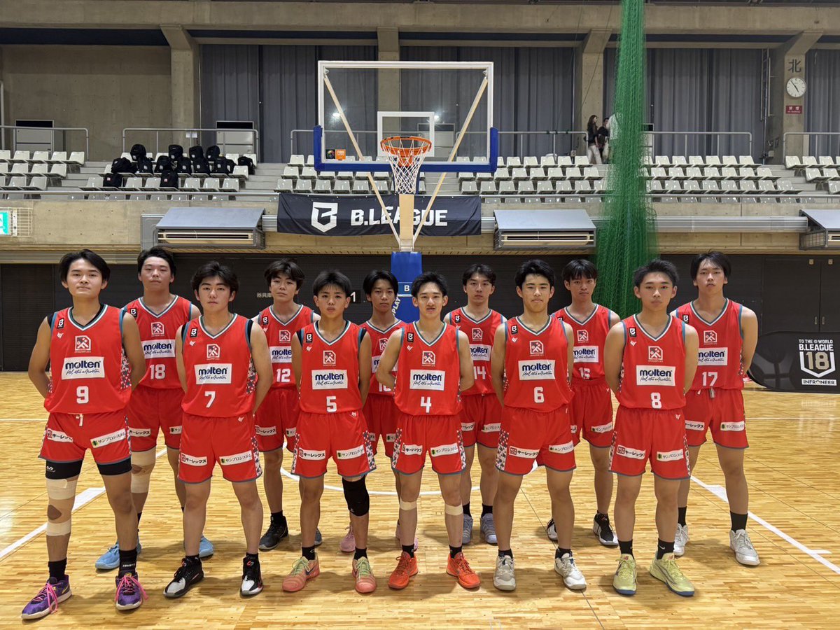HIROSHIMADFLIES's tweet photo. 7/4(土)〜7/5(日)に京都府にて開催されました「インフロニア B.LEAGUE U18 REGIONAL LEAGUE 2026(西地区)」へ #広島ドラゴンフライズU18 が出場しました🔥

▼試合結果
vs バンビシャス奈良U18 22-103 ⚫️
vs 名古屋ダイヤモンドドルフィンズU18  12-150 ⚫️ 
vs 大阪エヴェッサU18 38-91 ⚫️

次回は8/8(土)〜8/9(日)に島根県にて開催されます！
引き続きご声援のほどよろしくお願いいたします‼️

#ドラゴンフライズ #Bリーグ #BリーグU18  #インフロニア #バスケ