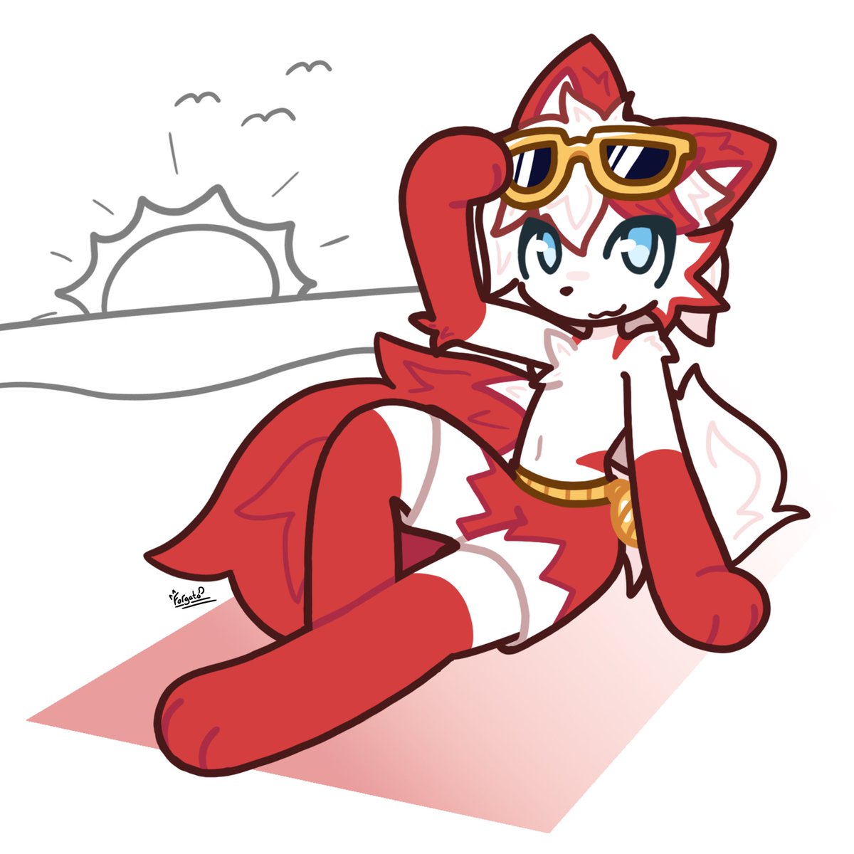 ForgatoKitsune's tweet photo. beach episode https://t.co/WEvYKbl2e4