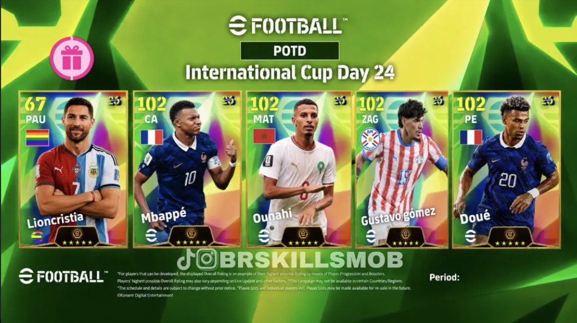 trqvis_eth's tweet photo. International cup day 24 POTD pack predictions 👀

#efootball https://t.co/Rsd62sfPkC