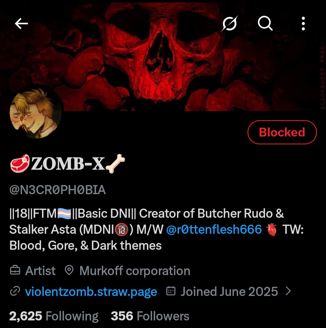 graysonsmt's tweet photo. we made a Google doc compiling behavior from @/N3CR0PH0BIA including harassment, spreading rumors, and sexual harassment 

https://t.co/NhoMKwNXbL https://t.co/rPh7bY16NU