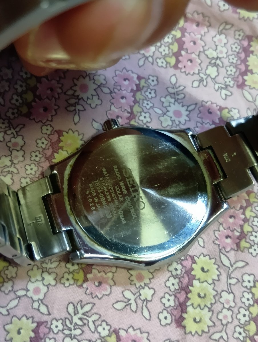 kunoshoten's tweet photo. SEIKO セイコー 電波ソーラー 7B24-0BN0 
入荷
￥9,500

#SEIKO
#セイコー
#鉄道忘れ物
#久野商店 https://t.co/j8mqtpQDR2
