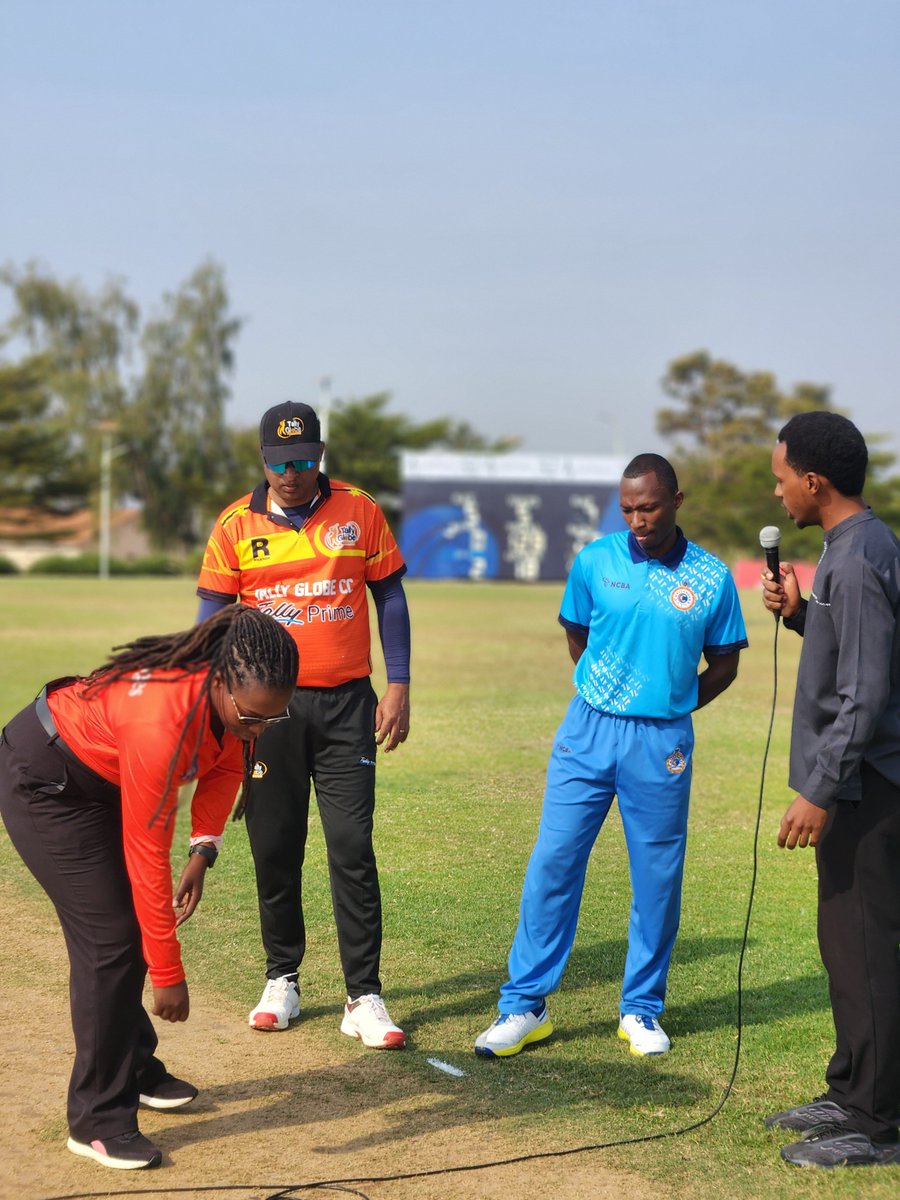 RwandaCricket's tweet photo. RCA T20 Cup Qualifier two
Toss details:
Challengers CC Vs Tally Globe CC
Tally won the toss and opted to bat first.
#RwandaCricket #GrowingWithEveryStep https://t.co/rMCol8fcmS