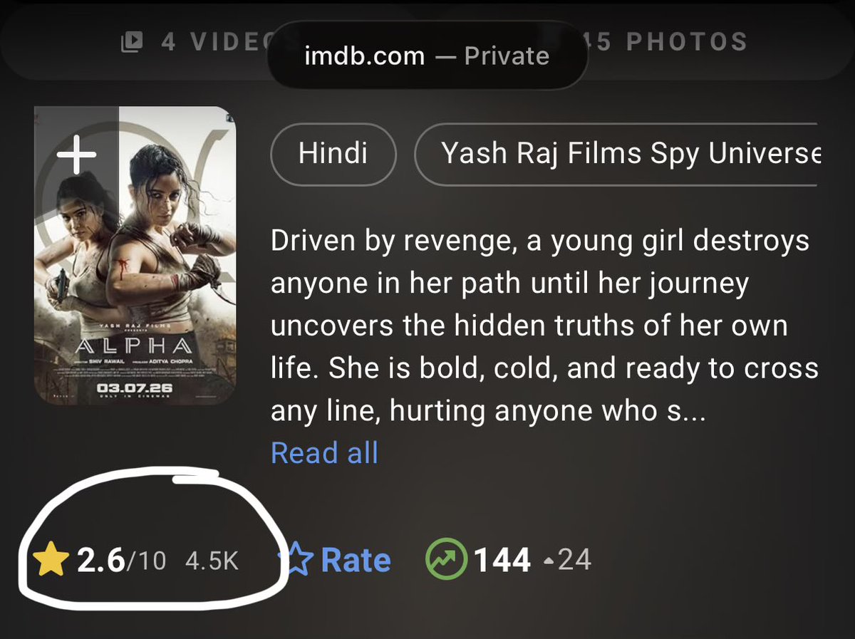 ffspari's tweet photo. This is real level of Alia Bhatt's Alpha. Not what the corporate booking and paid PRs on social media are trying to convince you https://t.co/PvhIwkajqe