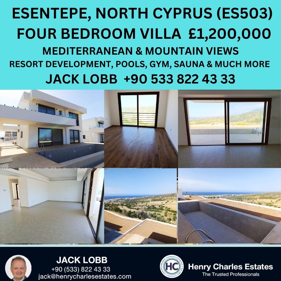 jacklobb's tweet photo. ESENTEPE, NORTH CYPRUS (ES503)
FOUR BEDROOM MEDITERRANEAN VILLA £1,200,000
DM: JACK LOBB +90 533 822 43 33

STUNNING SEA &amp; MOUNTAIN VIEWS
3 ENSUITE BEDROOMS
15X4M INFINITY POOL
AIR CONDITIONING THROUGHOUT
OFF ROAD PARKING
194M2 CLOSED AREA
70M2 TERRACING https://t.co/IyB9MOZrWO