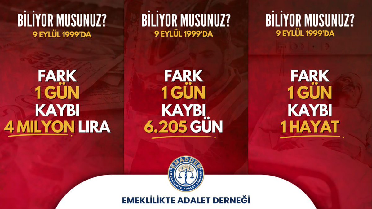 EylemBolukbas's tweet photo. Vicdan sustuğunda adaletsizlik büyür.

Bir gün farkla yıllarca fazla çalışmak, hukukla açıklanamaz.

Bu sessizliği bozacak yer Meclis’tir.

Kademeli emeklilik artık gündeme alınmalı ve çözüme kavuşmalıdır.

@Akparti
@RTErdogan
@Hayati_Yazici
@akbasogluemin
@_cevdetyilmaz
@mustafaelitas
@TBMMGenelKurulu
@NumanKurtulmus

@EmadDernegi
#KademeTorbaYasaya