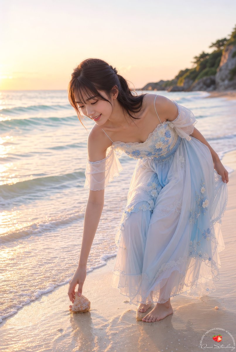 波が運んできた小さな貝殻のように、 一つひとつ積み重ねた想いが
